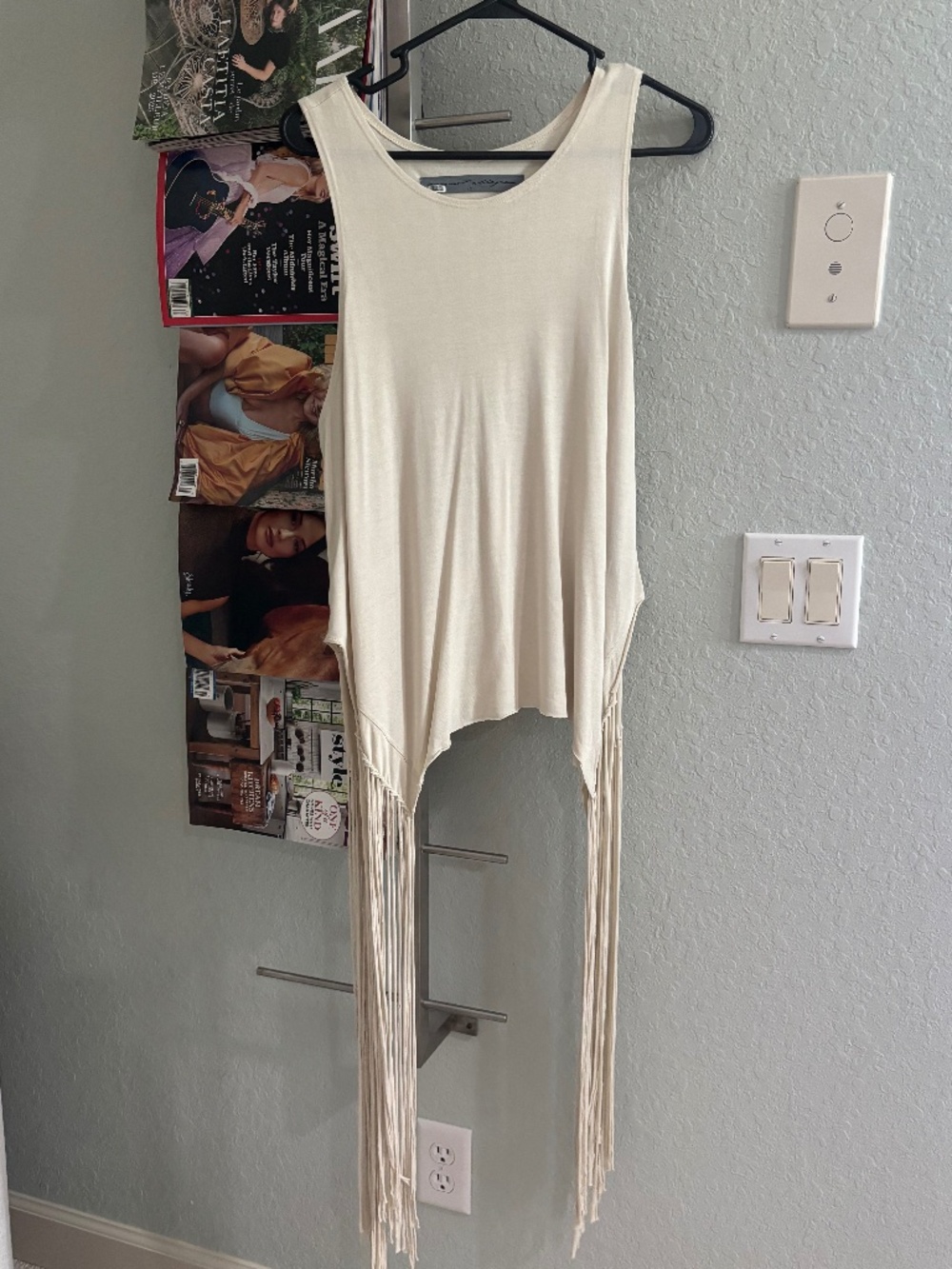 Raquel Allegra Fringe Top M